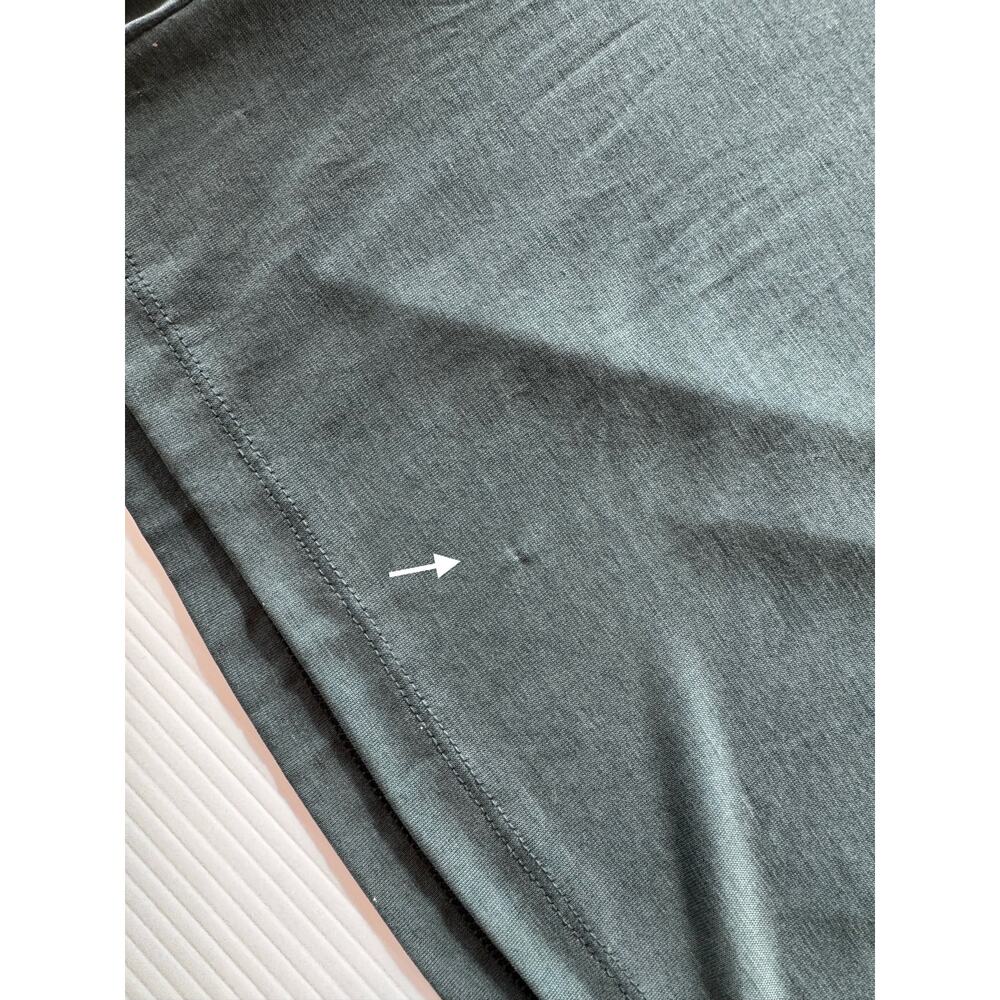 Anthropologie Rebecca Smocked Wide Leg Jumpsuit Teal Women’s Medium Off Shoulder - Picture 7 of 16